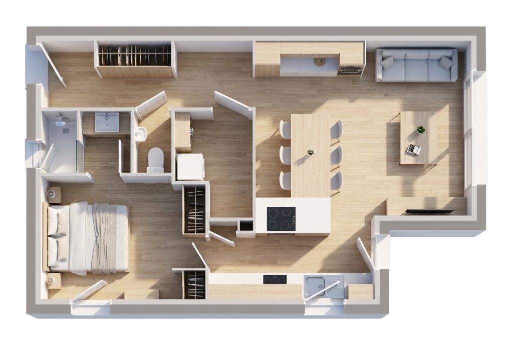 Maison+Terrain de 2 pièces avec 1 chambres à Taule 29670 – 187530 € - SME-26-10-22-268