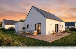 Maison+Terrain de 3 pièces avec 2 chambres à Caudan 56850 – 235423 € - PIBO-26-10-22-85