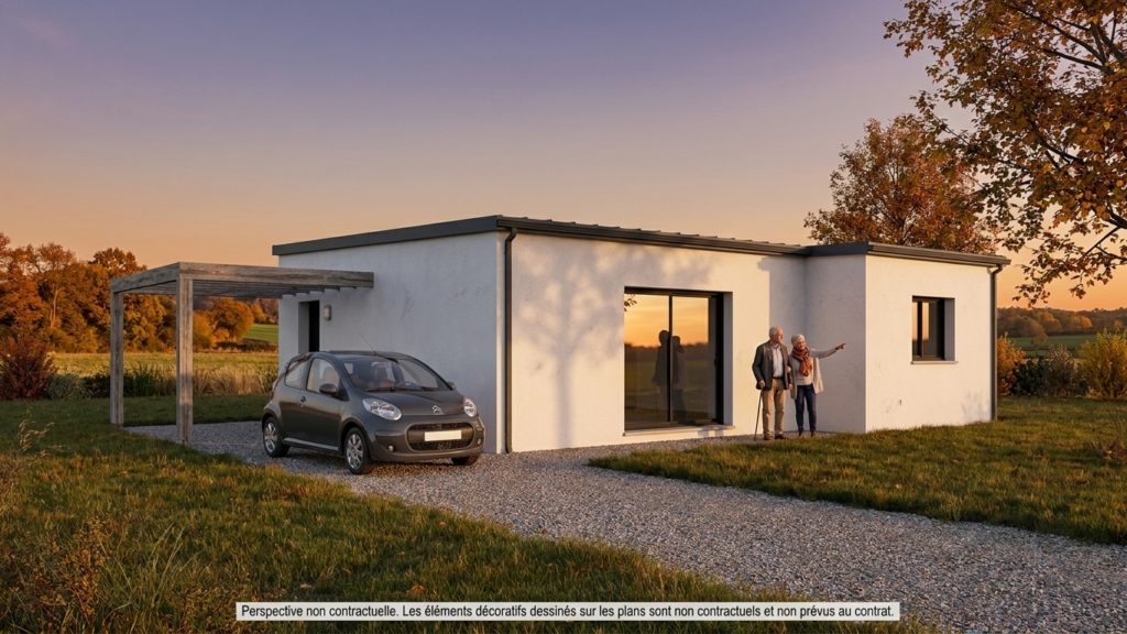 Maison+Terrain de 3 pièces avec 2 chambres à Pommerit-le-Vicomte 22200 – 177945 € - DAI-26-10-22-206