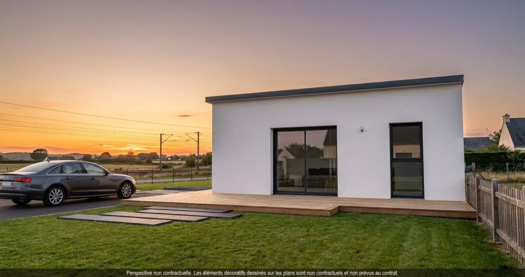 Maison+Terrain de 3 pièces avec 2 chambres à Pleudaniel 22740 – 150327 € - PBOU-26-10-22-43