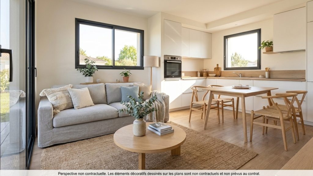 Maison+Terrain de 3 pièces avec 2 chambres à Plelan-le-Petit 22980 – 172250 € - MASO-26-10-29-121