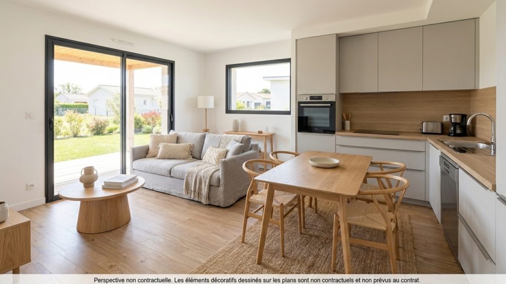 Maison+Terrain de 3 pièces avec 2 chambres à Plelan-le-Petit 22980 – 172250 € - MASO-26-10-29-121