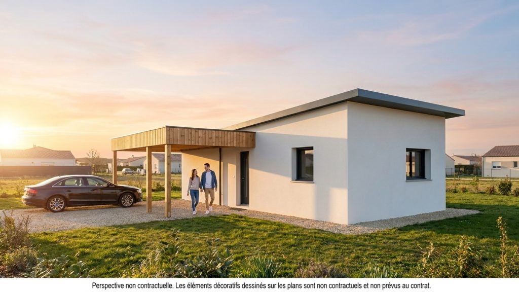 Maison+Terrain de 3 pièces avec 2 chambres à Plelan-le-Petit 22980 – 172250 € - MASO-26-10-29-121
