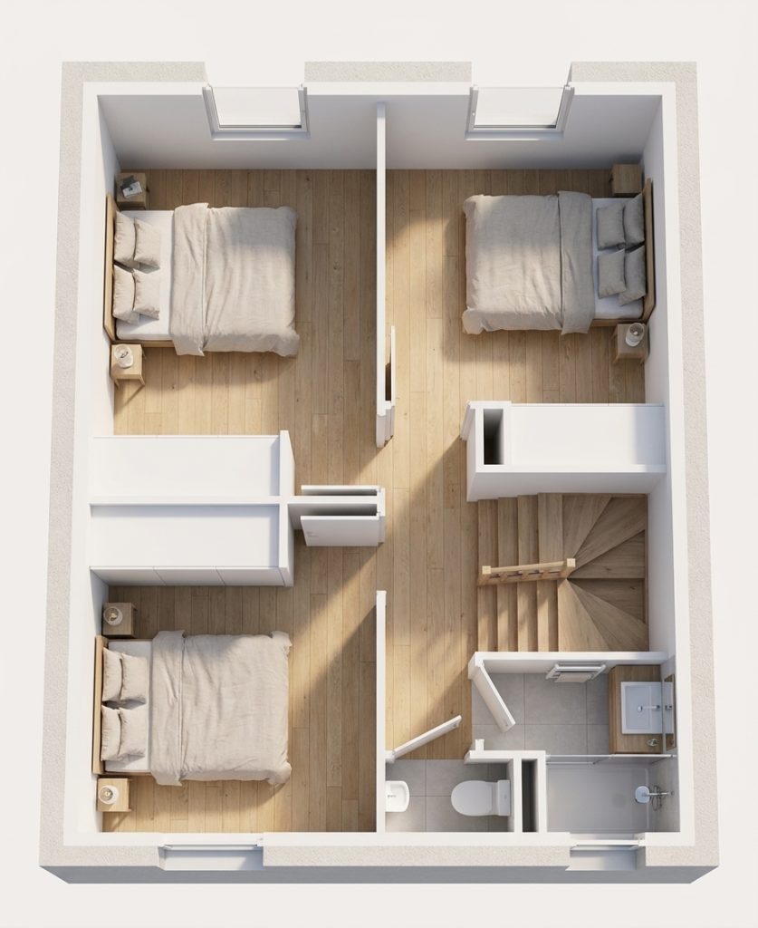 Maison+Terrain de 4 pièces avec 3 chambres à Landerneau 29800 – 267429 € - FGUE-26-10-22-47