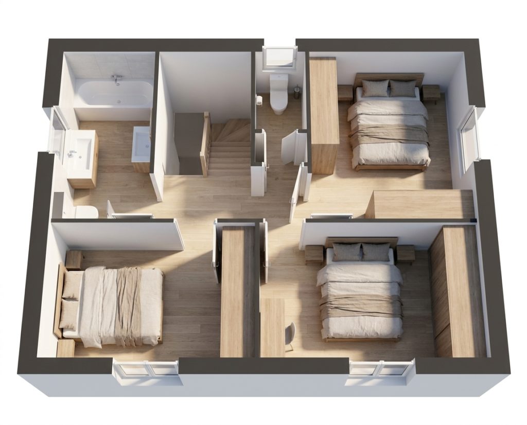 Maison+Terrain de 5 pièces avec 4 chambres à Tremeur 22250 – 248721 € - MASO-26-10-22-200