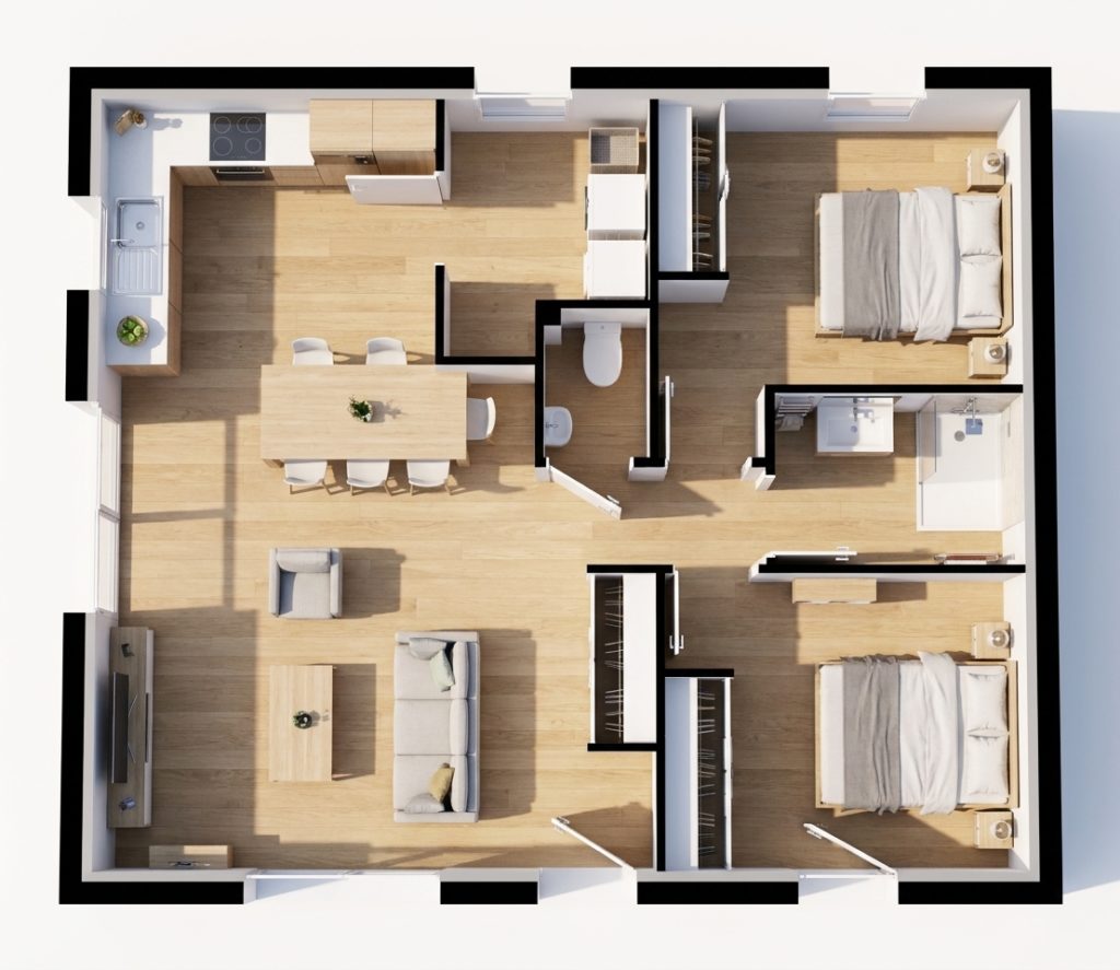 Maison+Terrain de 3 pièces avec 2 chambres à Mezens 81800 – 201872 € - NIMA-26-10-22-15