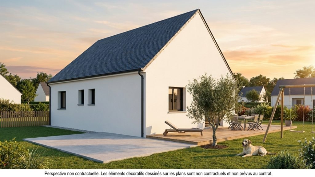 Maison+Terrain de 3 pièces avec 2 chambres à Caulnes 22350 – 180380 € - MASO-26-10-22-105