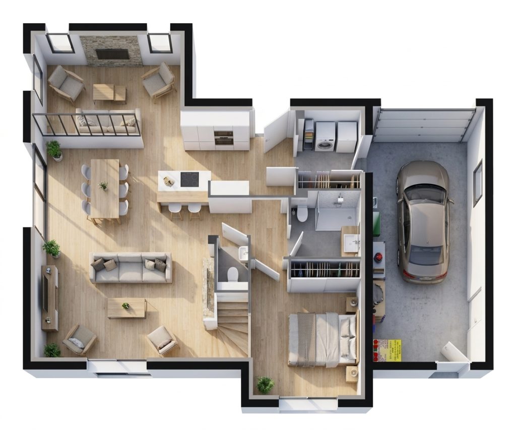 Maison+Terrain de 5 pièces avec 4 chambres à Quevert 22100 – 298006 € - MASO-26-10-22-72