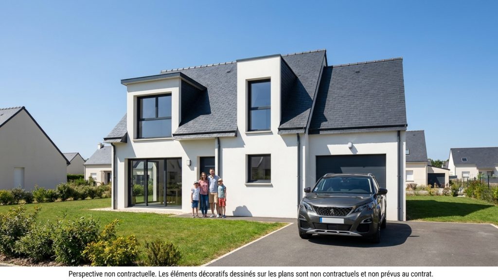 Maison+Terrain de 5 pièces avec 4 chambres à Riec-sur-Belon 29340 – 316524 € - LSE-26-10-22-163