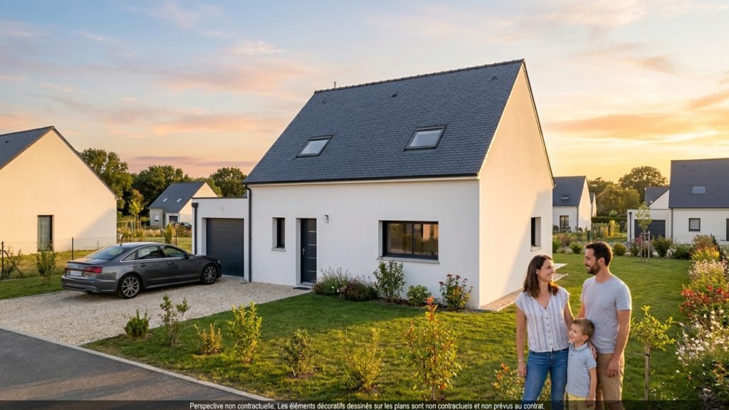 Maison+Terrain de 4 pièces avec 3 chambres à Lanvallay 22100 – 257008 € - MASO-26-10-22-253
