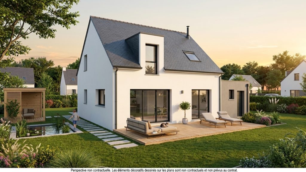 Maison+Terrain de 4 pièces avec 3 chambres à Lanvallay 22100 – 257008 € - MASO-26-10-22-253