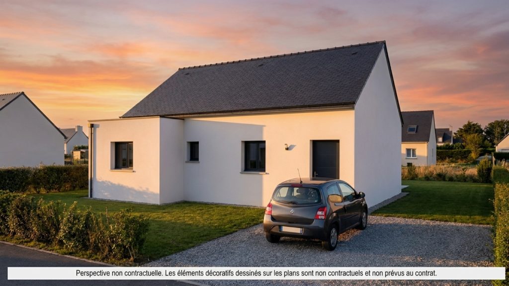 Maison+Terrain de 3 pièces avec 2 chambres à Tremeur 22250 – 203977 € - MASO-26-10-22-100