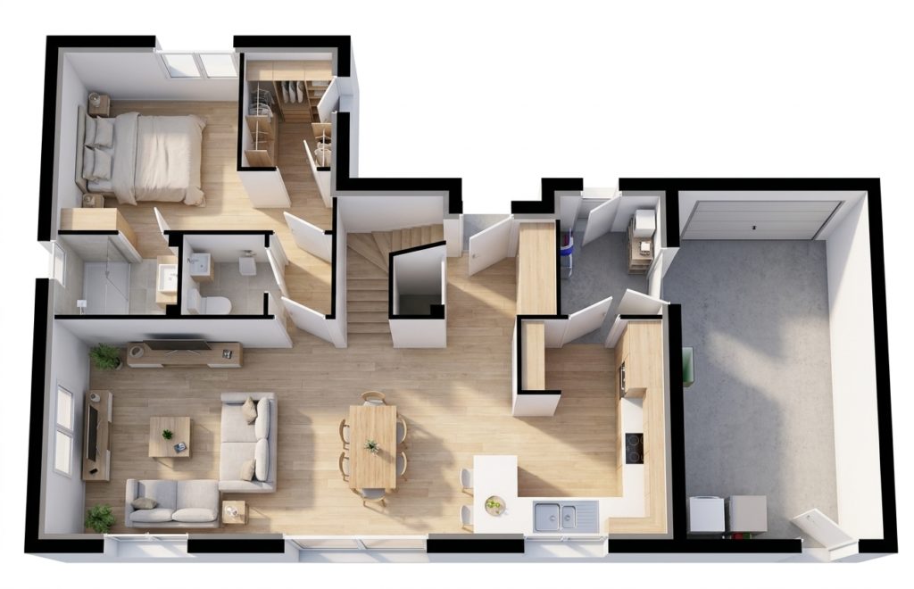 Maison+Terrain de 4 pièces avec 3 chambres à Paimpol 22500 – 392579 € - DAI-26-10-22-70