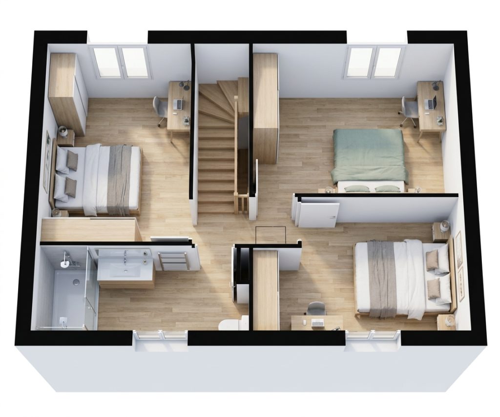 Maison+Terrain de 4 pièces avec 3 chambres à Cesson-Sevigne 35510 – 312656 € - EPLA-26-10-29-118