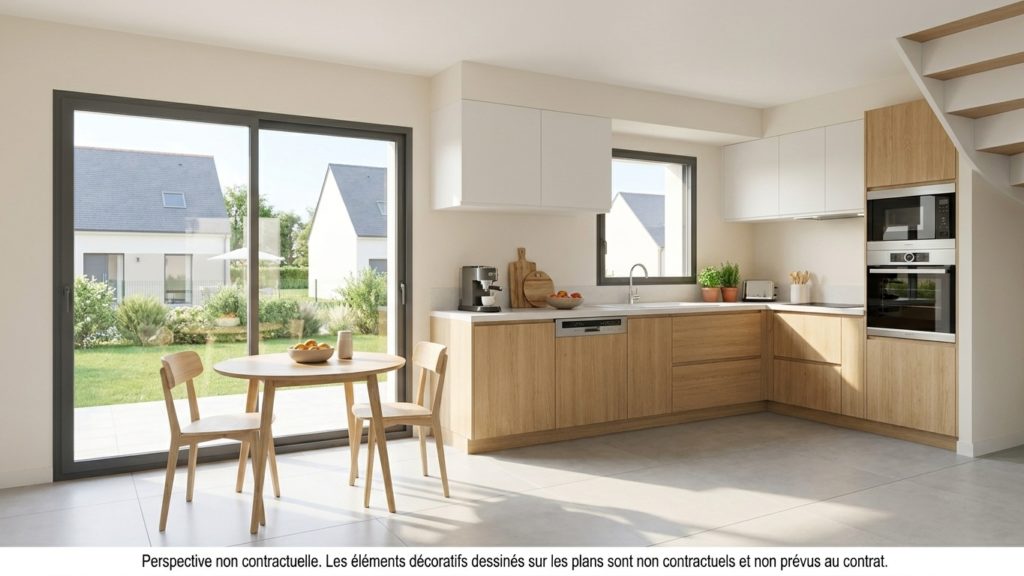 Maison+Terrain de 4 pièces avec 3 chambres à Dirinon 29460 – 238764 € - FGUE-26-10-22-124
