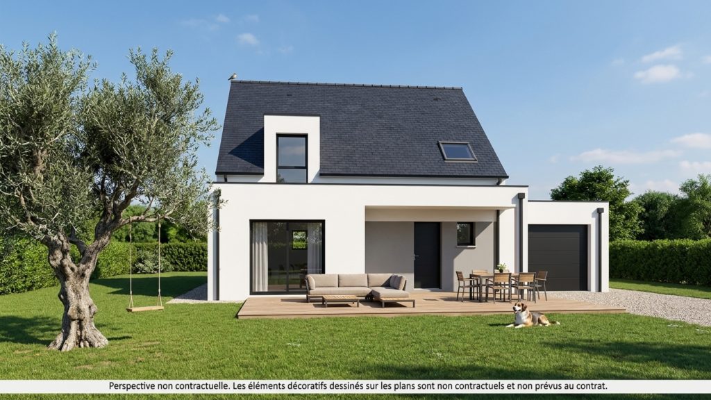 Maison+Terrain de 5 pièces avec 4 chambres à Pleslin-Trigavou 22490 – 367741 € - GESC-26-10-22-36
