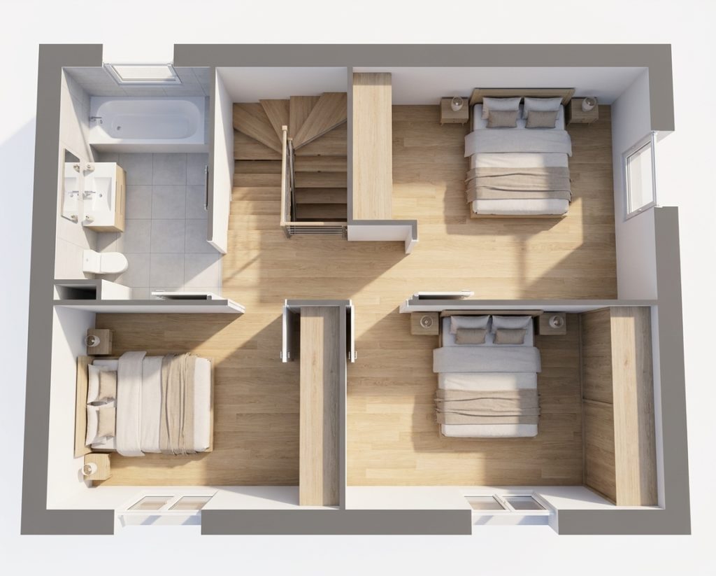 Maison+Terrain de 5 pièces avec 4 chambres à Daoulas 29460 – 320866 € - FGUE-26-10-29-34