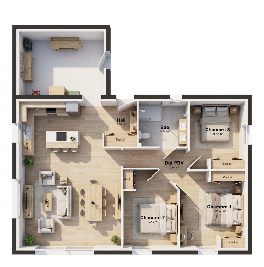 Maison+Terrain de 4 pièces avec 3 chambres à Plourhan 22410 – 258763 € - JULO-26-10-22-41