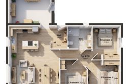 Maison+Terrain de 4 pièces avec 3 chambres à Plouigneau 29610 – 219914 € - DM-26-10-26-13