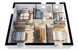 Maison+Terrain de 5 pièces avec 4 chambres à Garlan 29610 – 290239 € - DM-26-10-27-10