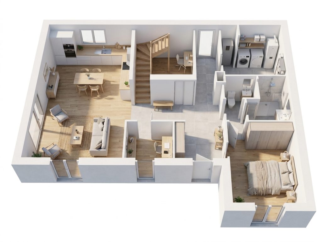 Maison+Terrain de 5 pièces avec 4 chambres à Saint-Pere-en-Retz 44320 – 289999 € - DAJED-26-10-22-74