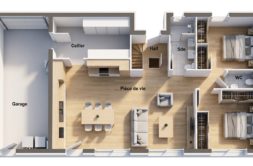 Maison+Terrain de 3 pièces avec 2 chambres à Taule 29670 – 254003 € - DM-26-10-22-133