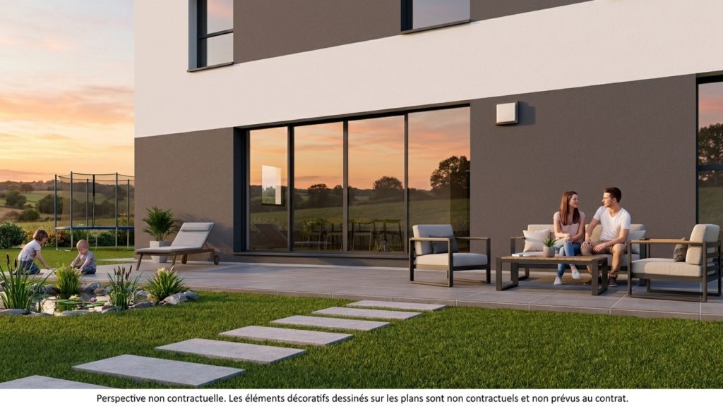 Maison+Terrain de 5 pièces avec 4 chambres à Trebedan 22980 – 236828 € - MASO-26-10-22-164