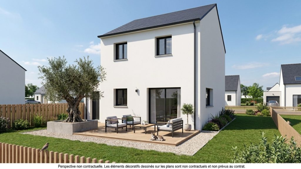 Maison+Terrain de 4 pièces avec 3 chambres à Saint-Judoce 22630 – 243486 € - GESC-26-10-22-40