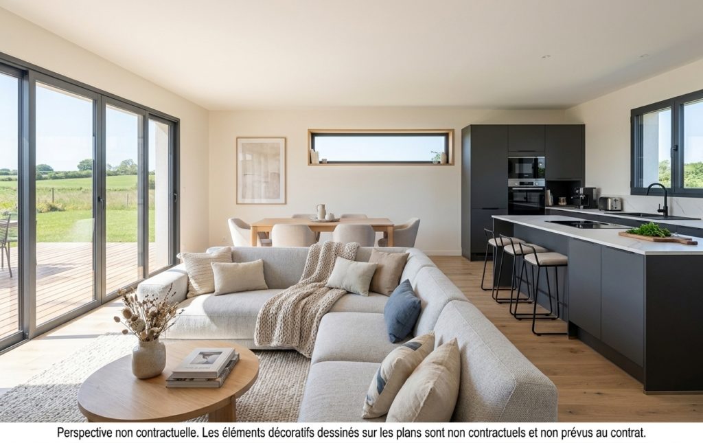 Maison+Terrain de 5 pièces avec 4 chambres à Le-Vivier-sur-Mer 35960 – 264244 € - DAJE-26-10-22-468