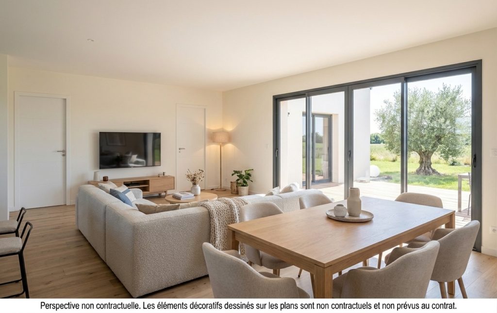 Maison+Terrain de 5 pièces avec 4 chambres à Le-Vivier-sur-Mer 35960 – 264244 € - DAJE-26-10-22-468