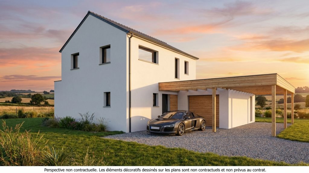 Maison+Terrain de 5 pièces avec 4 chambres à Landerneau 29800 – 377088 € - FGUE-26-10-22-90