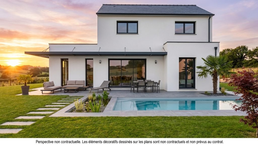 Maison+Terrain de 5 pièces avec 4 chambres à Landerneau 29800 – 377088 € - FGUE-26-10-22-90