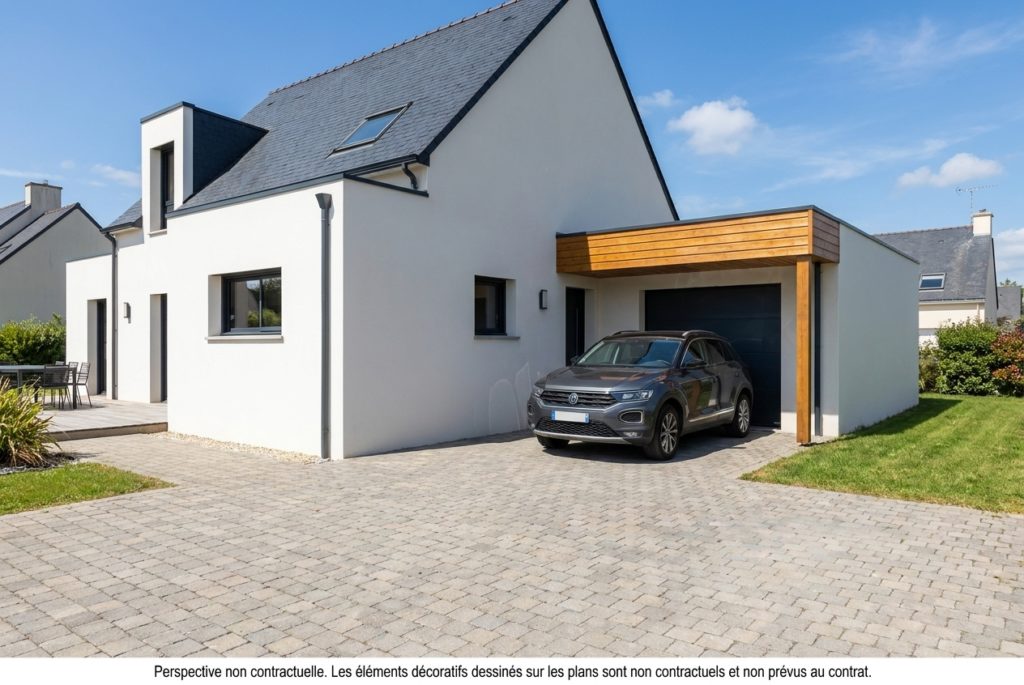Maison+Terrain de 5 pièces avec 4 chambres à Ergue-Gaberic 29500 – 309662 € - ATRIQ-26-10-22-40