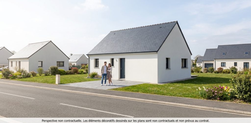 Maison+Terrain de 3 pièces avec 2 chambres à Plourin-les-Morlaix 29600 – 171417 € - VVAN-26-10-22-99