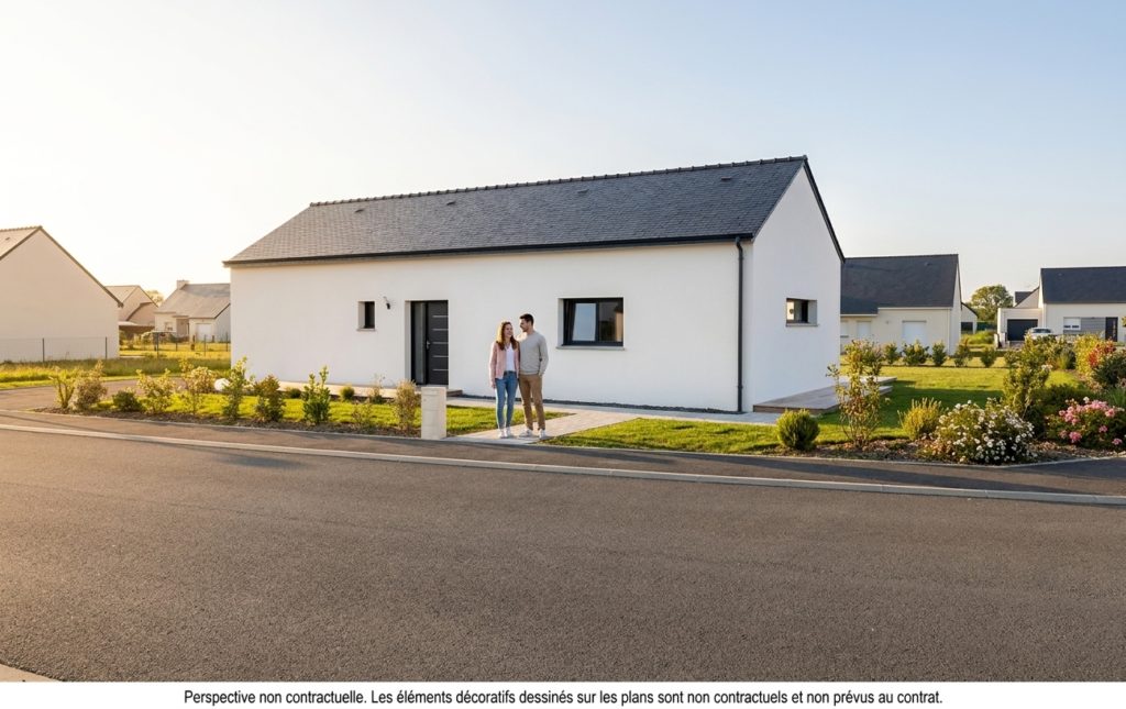 Maison+Terrain de 5 pièces avec 4 chambres à Le-Vivier-sur-Mer 35960 – 264244 € - DAJE-26-10-22-468