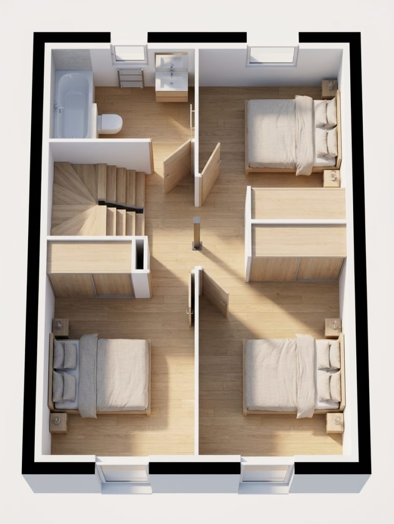 Maison+Terrain de 4 pièces avec 3 chambres à Saint-Thuriau 56300 – 197202 € - GMA-26-10-25-5