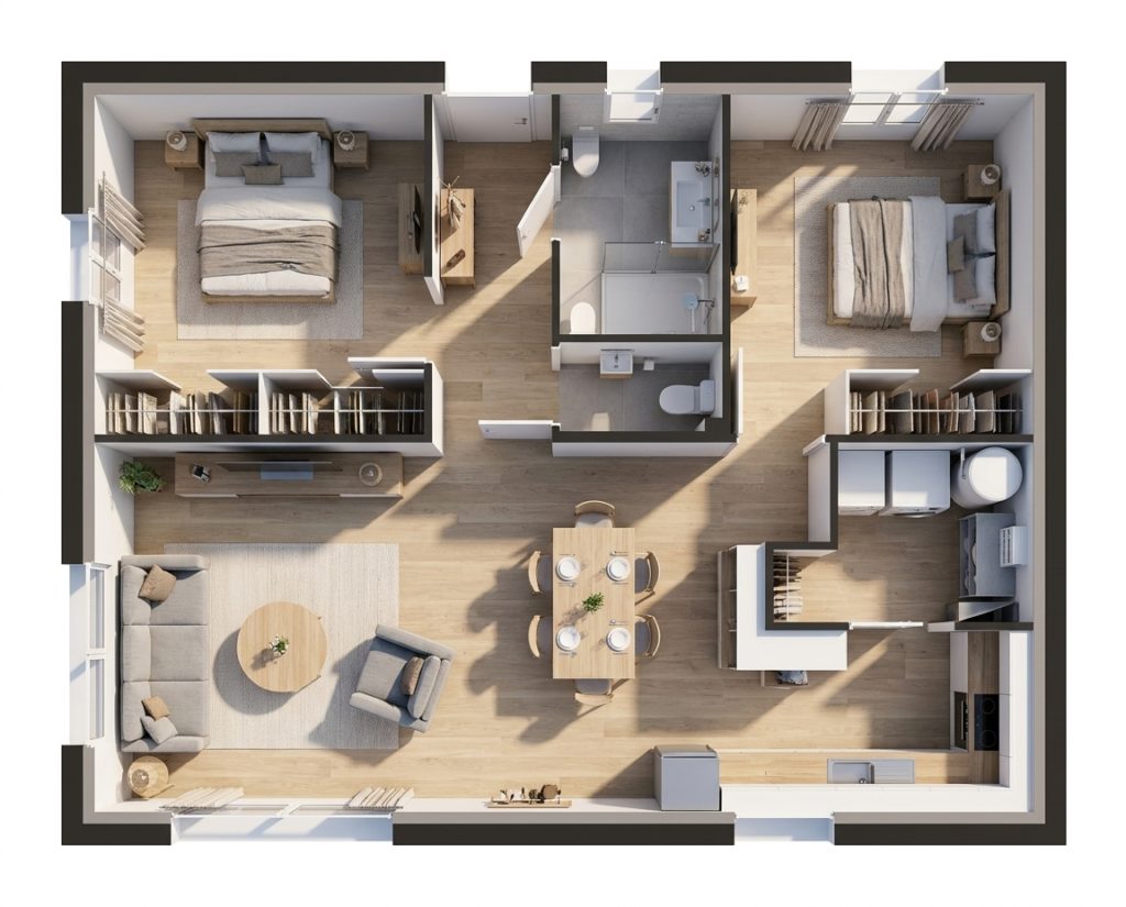 Maison+Terrain de 3 pièces avec 2 chambres à Plougasnou 29630 – 209221 € - DM-26-10-22-222