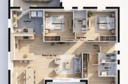 Maison+Terrain de 4 pièces avec 3 chambres à Plouenan 29420 – 245768 € - VVAN-26-10-22-308