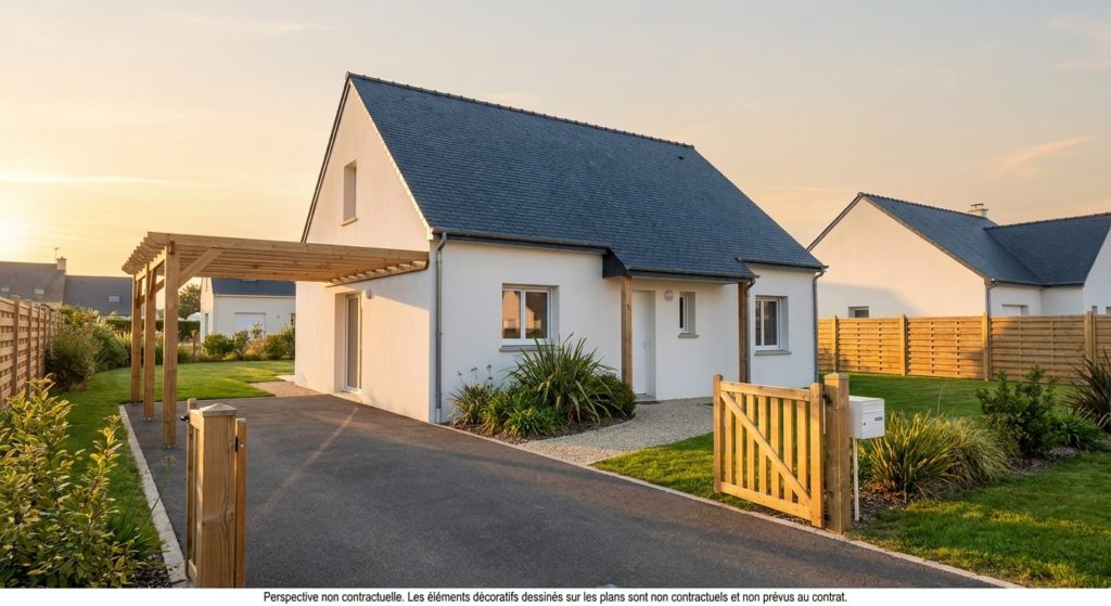 Maison+Terrain de 2 pièces avec 1 chambres à Begard 22140 – 169000 € - BEGU-26-10-22-15