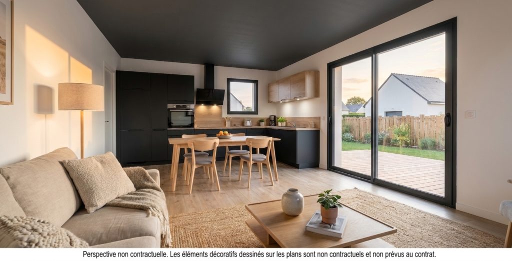 Maison+Terrain de 2 pièces avec 1 chambres à Begard 22140 – 169000 € - BEGU-26-10-22-15