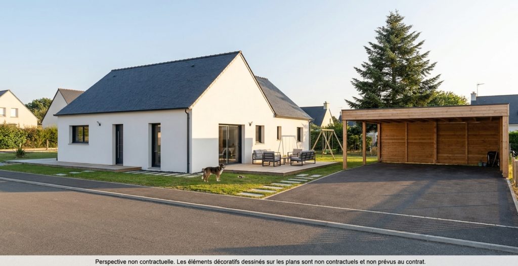 Maison+Terrain de 4 pièces avec 3 chambres à Le-Vivier-sur-Mer 35960 – 219685 € - DAJE-26-10-22-216