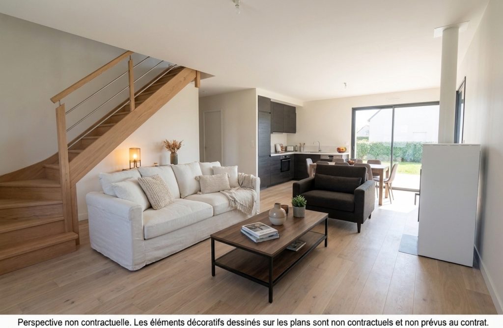 Maison+Terrain de 4 pièces avec 3 chambres à Le-Vivier-sur-Mer 35960 – 215253 € - DAJE-26-10-22-51
