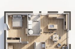 Maison+Terrain de 2 pièces avec 1 chambres à Plouescat 29430 – 233109 € - RGOB-26-10-23-8