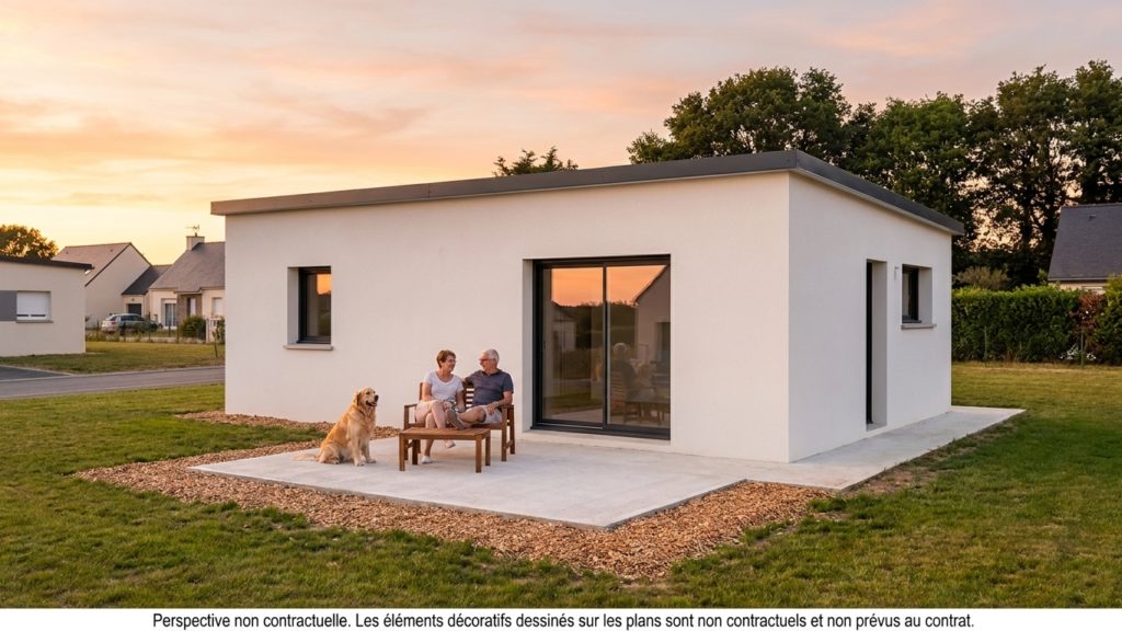 Maison+Terrain de 3 pièces avec 2 chambres à Taule 29670 – 192186 € - VVAN-26-10-29-216