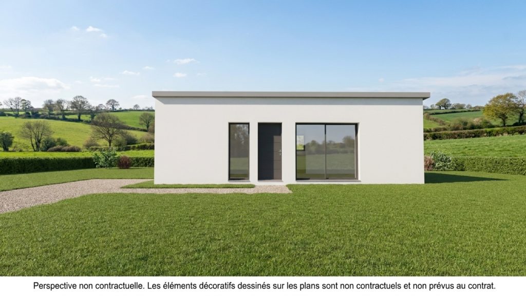 Maison+Terrain de 3 pièces avec 2 chambres à Plouenan 29420 – 181247 € - VVAN-26-10-29-82