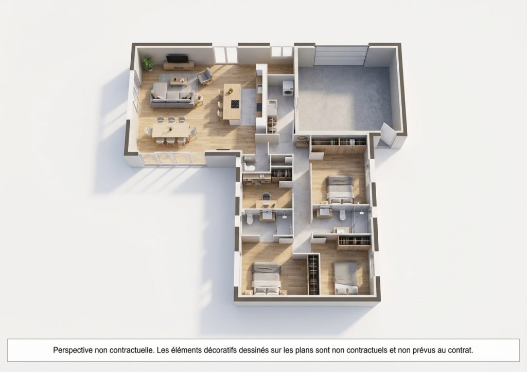 Maison+Terrain de 4 pièces avec 3 chambres à Le-Sourn 56300 – 337171 € - GMA-26-10-22-257