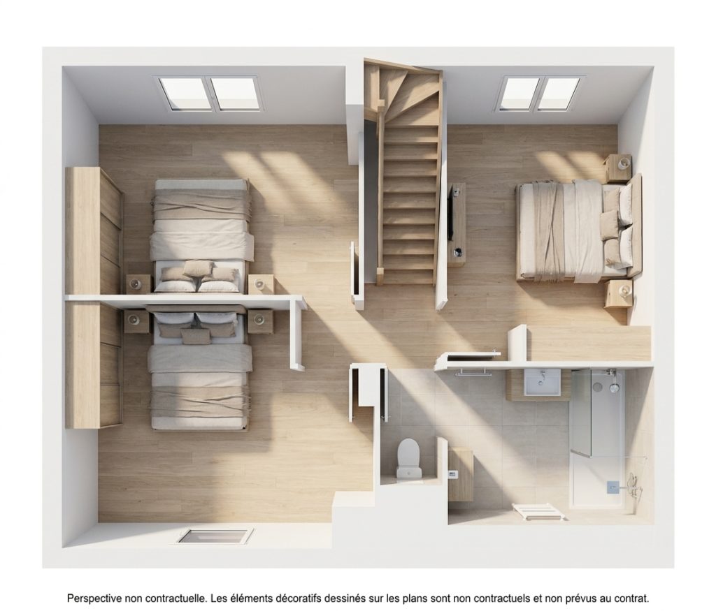 Maison+Terrain de 5 pièces avec 4 chambres à Guern 56310 – 250351 € - GMA-26-10-22-112