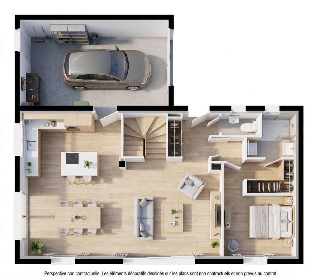 Maison+Terrain de 4 pièces avec 3 chambres à Sainte-Seve 29600 – 275206 € - VVAN-26-10-22-33