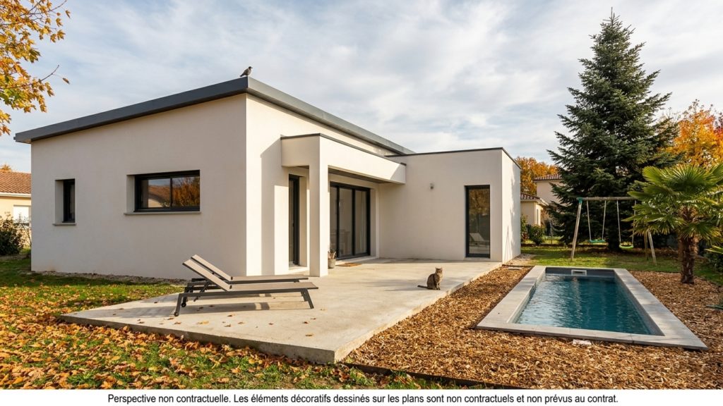 Maison+Terrain de 4 pièces avec 3 chambres à Montjoire 31380 – 352044 € - NIMA-26-10-22-122
