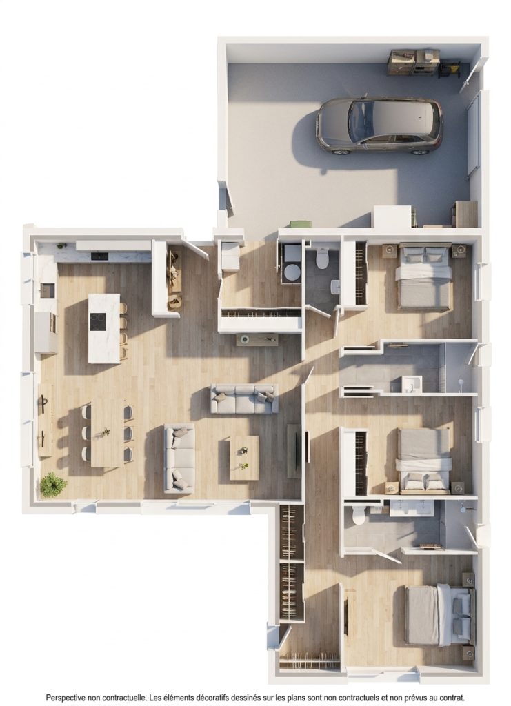 Maison+Terrain de 4 pièces avec 3 chambres à Montjoire 31380 – 352044 € - NIMA-26-10-22-122